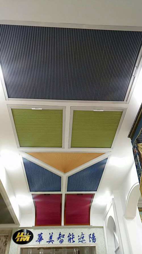 公司蜂巢天棚帘