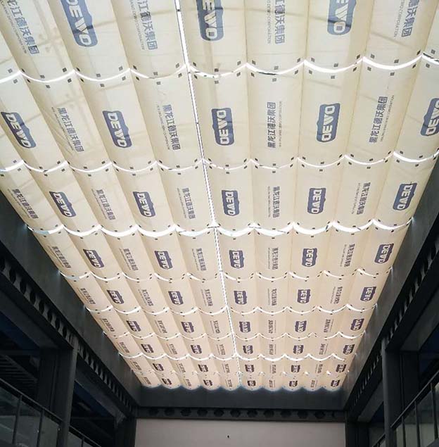 德沃集团的电动天棚帘