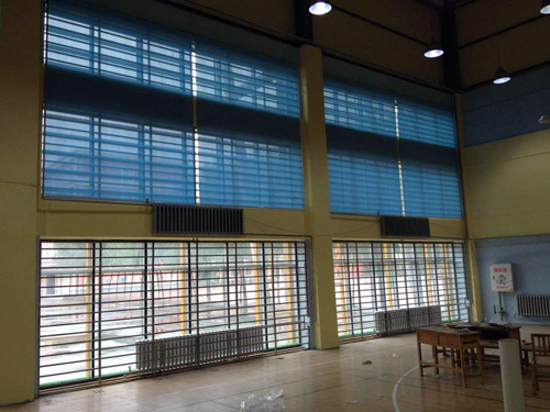 哈尔滨师大附小电动卷帘