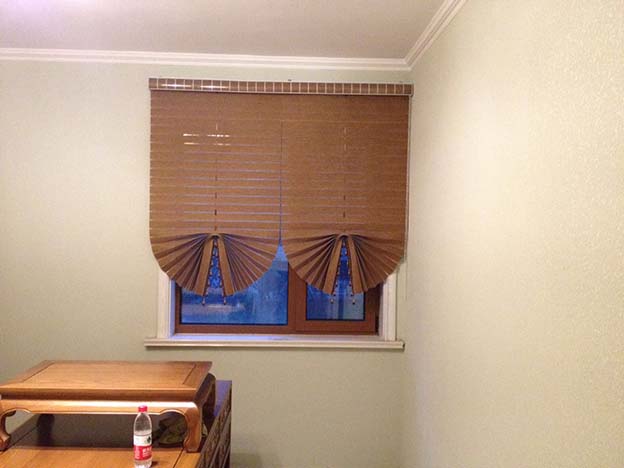 家居手动罗马帘