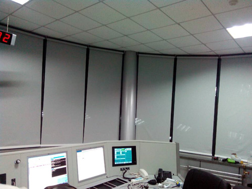 抚远机场塔台电动卷帘